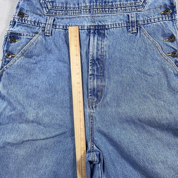 VTG Paco Jeans Overalls Men Large Denim Workwear Carpenter Distressed Baggy 90s - Picture 3 of 7